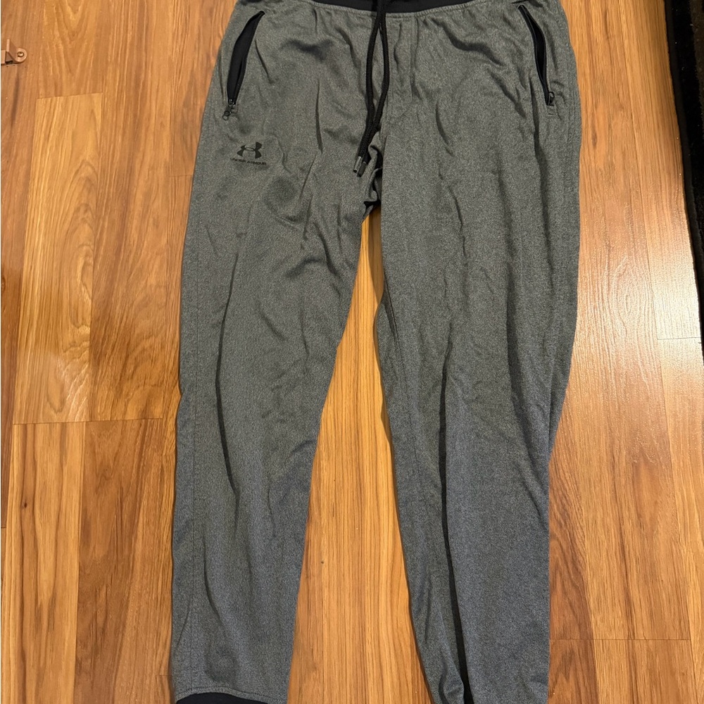 LG Men's Black and Gray Jogger Pants